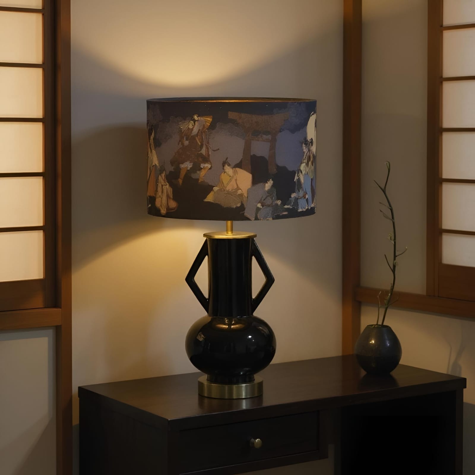 Miyabi Seramik Abajur-Abajur-Mystic Shine Design-NowShopFun