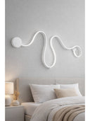 Aura Wave 120 Cm Dalga Form Led Metal Aplik