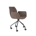 Mob Turn Sandalye-Çalışma Sandalyesi-Harigariga-Brown-Metal-NowShopFun