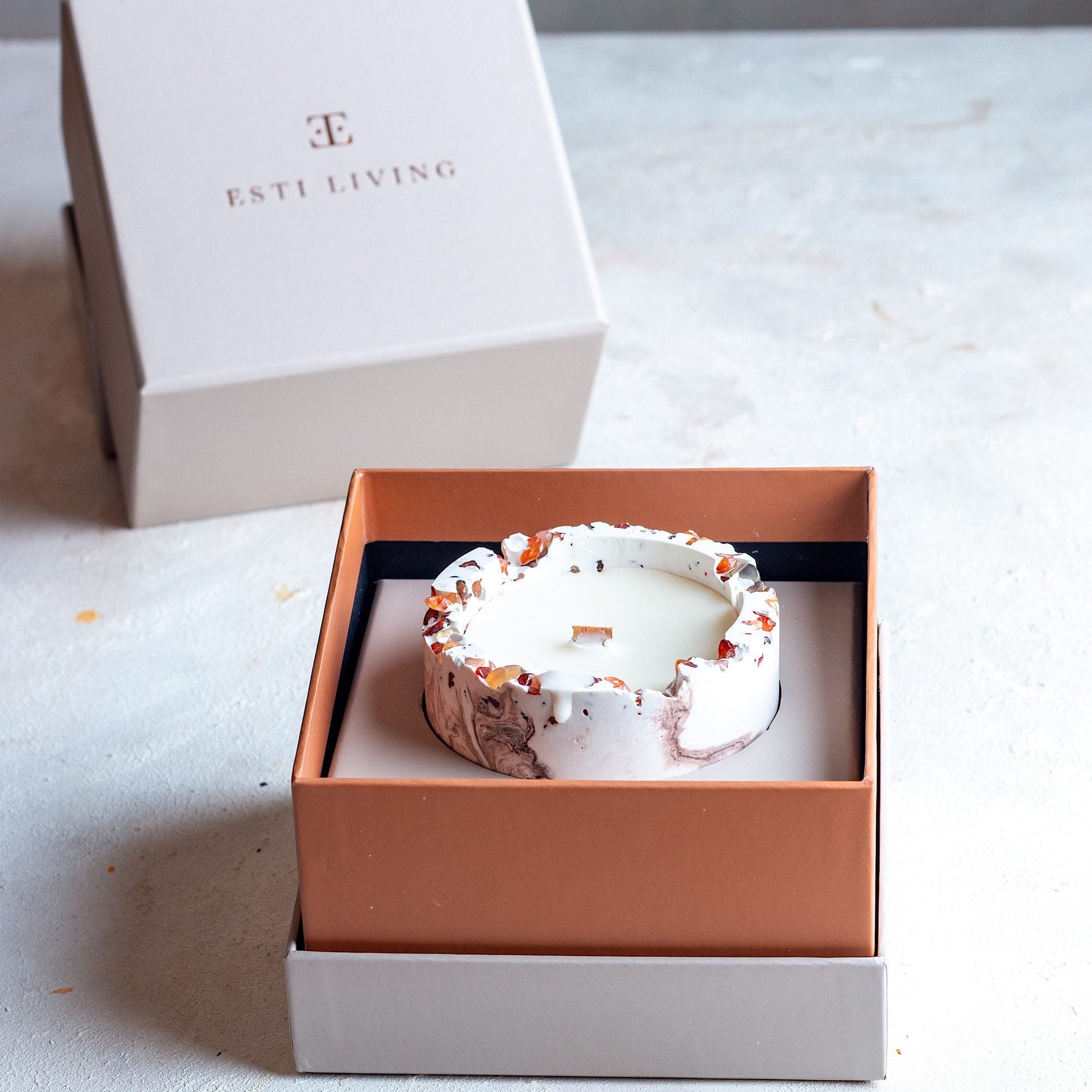 Mocha Dreams Taşlı - Küçük Mum (150 G)