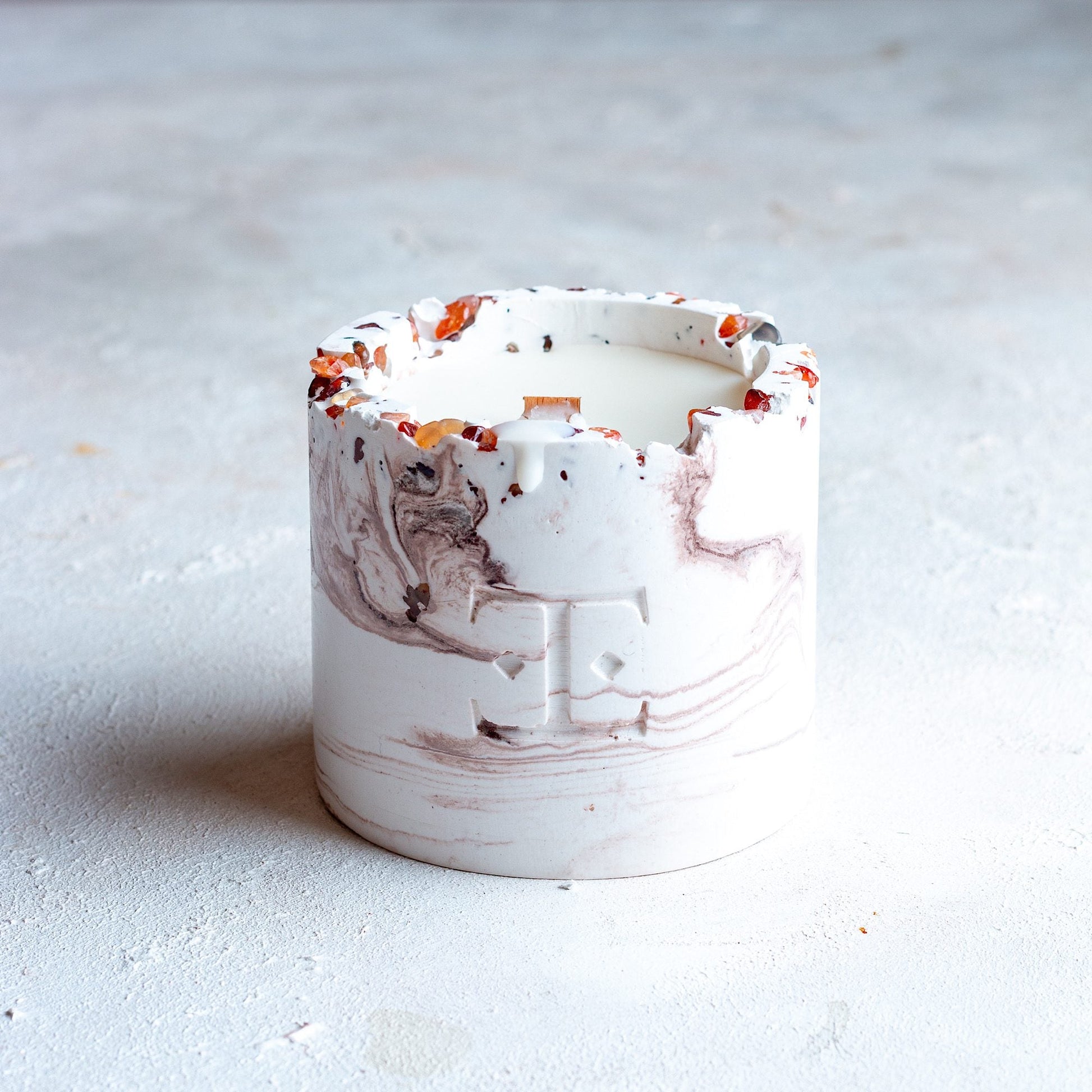 Mocha Dreams Taşlı - Küçük Mum (150 G)