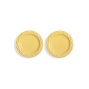 Mochi Küçük Sarı 2'li Porselen Tabak Seti-Tabak-&klevering-NowShopFun