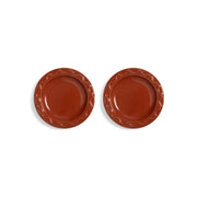 Mochi Küçük Terakota 2'li Porselen Tabak Seti-Tabak-&klevering-NowShopFun