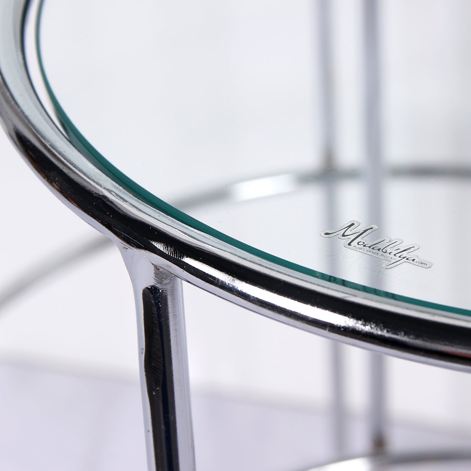 Nesting 3'Lü Metal Zigon Yan Sehpa
