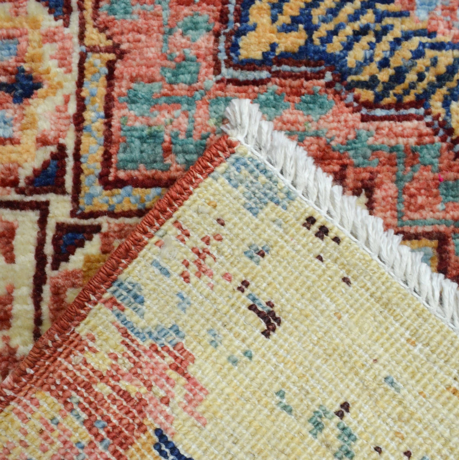 Modern Afgan Memlük El Dokuma Yolluk 83x306 cm