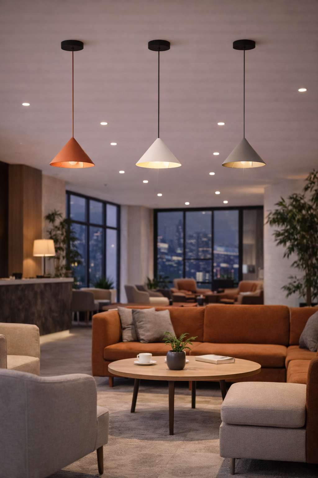 Modern Aydınlatma Sarkıt Tekli Gri