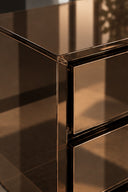 Modern Minimalist Şifonyer Konsol-Şifonyer-Yapı Cam-bronz-NowShopFun