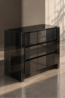 Modern Minimalist Şifonyer Konsol-Şifonyer-Yapı Cam-bronz-NowShopFun