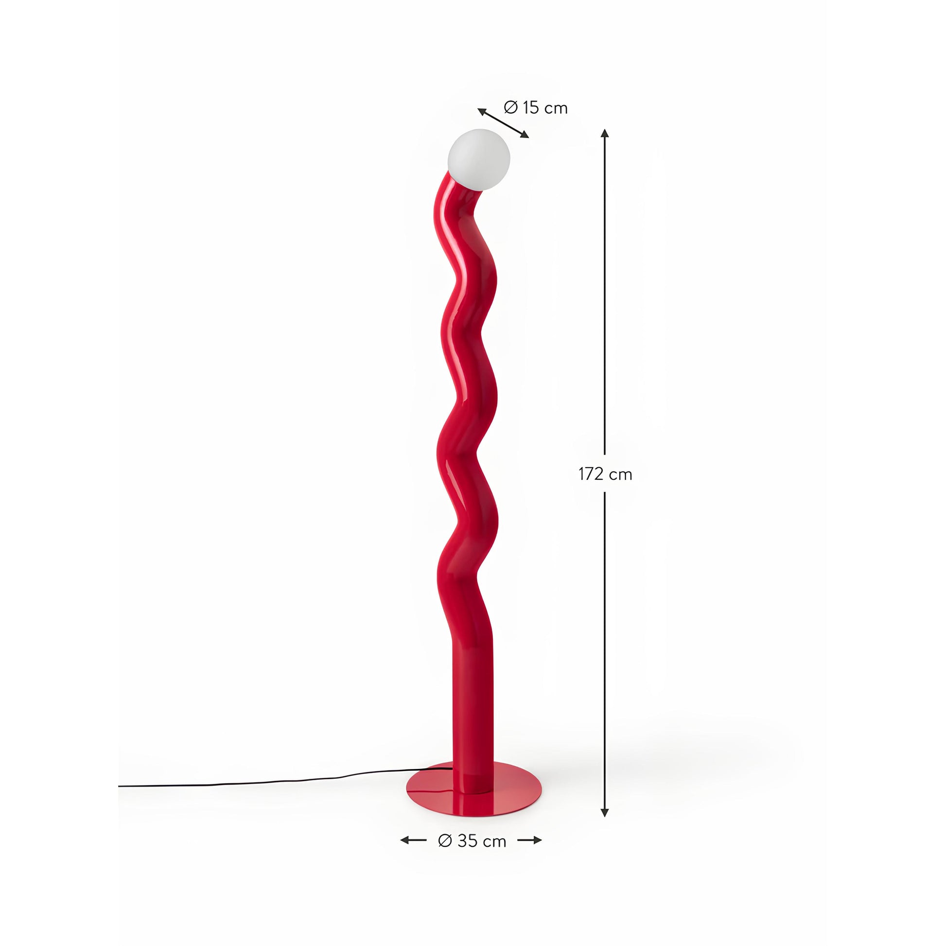 Modern Tasarım Renkli Pipet Lambader