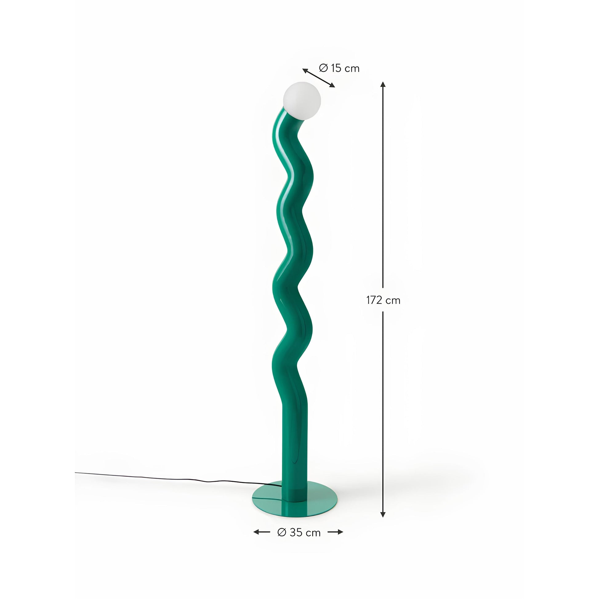Modern Tasarım Renkli Pipet Lambader