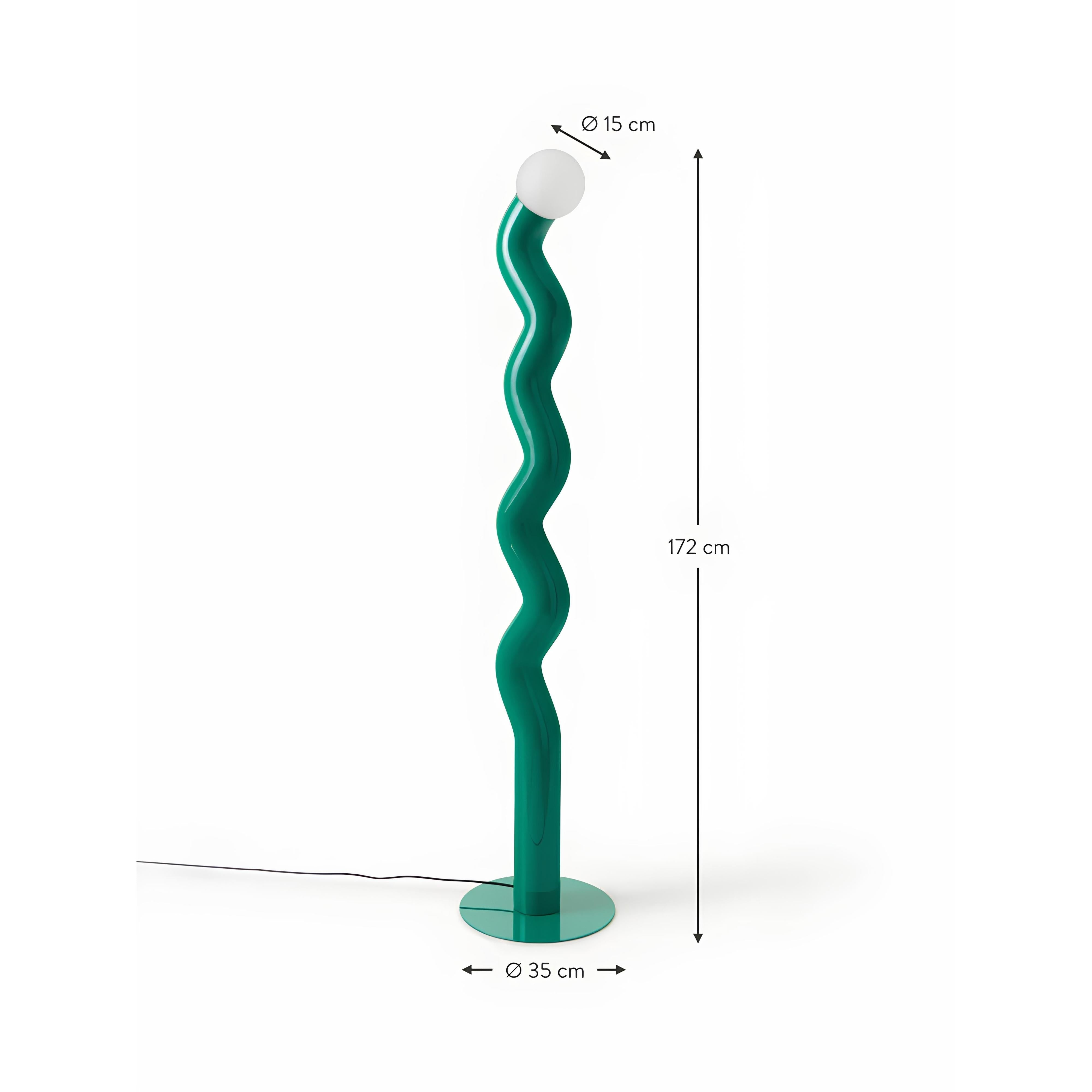 Modern Tasarım Renkli Pipet Lambader