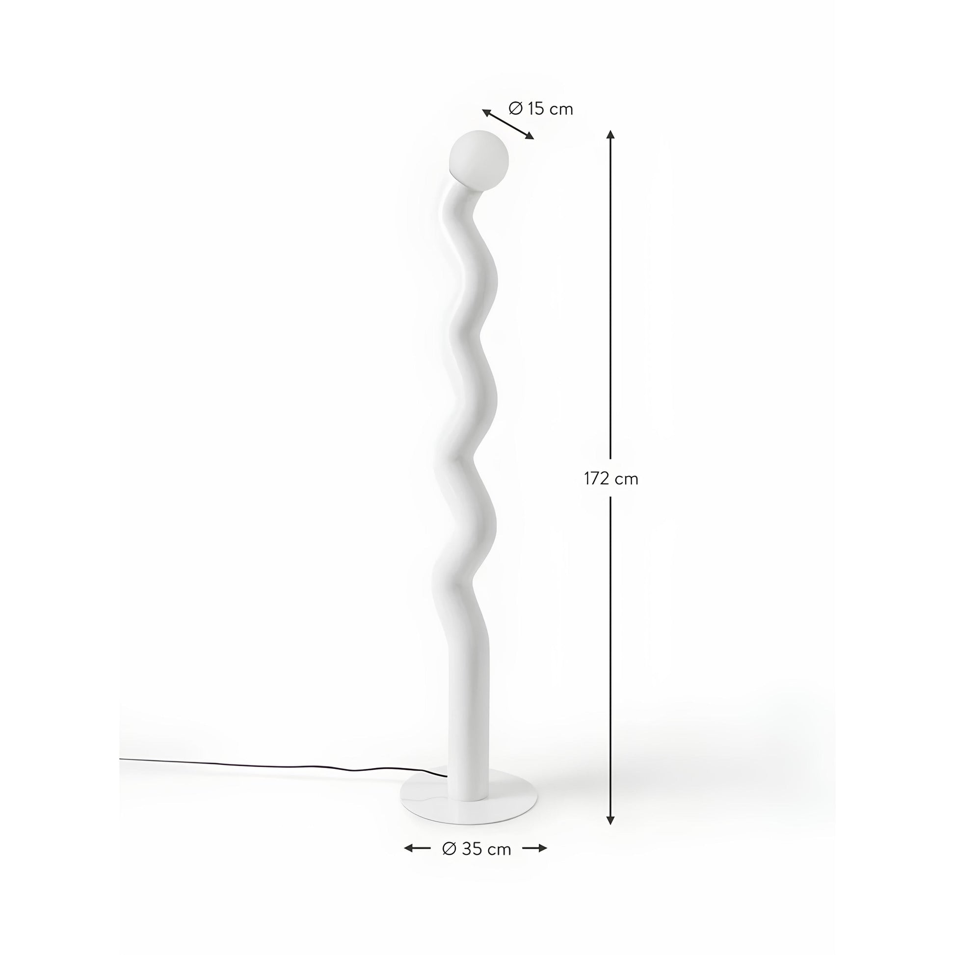 Modern Tasarım Renkli Pipet Lambader
