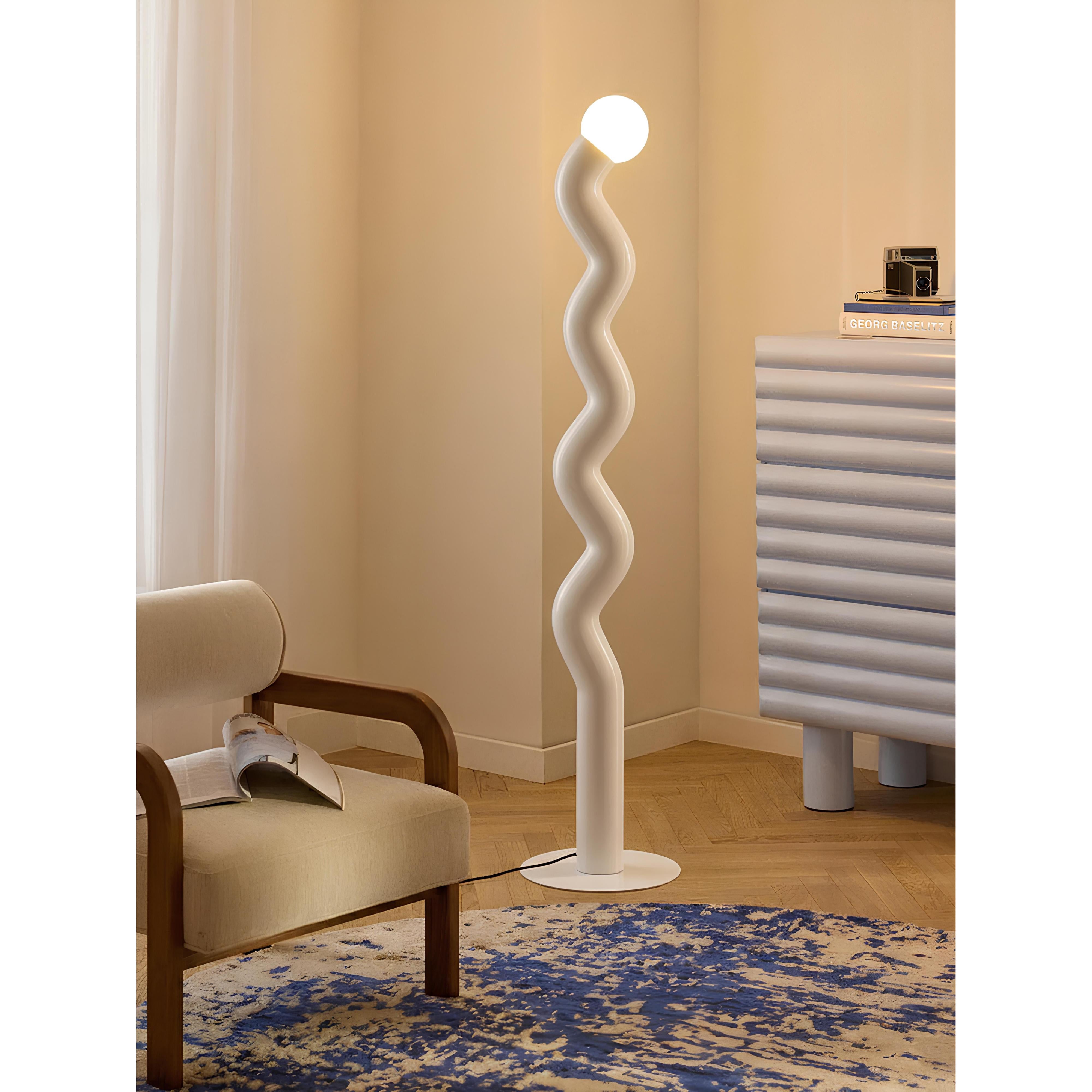 Modern Tasarım Renkli Pipet Lambader