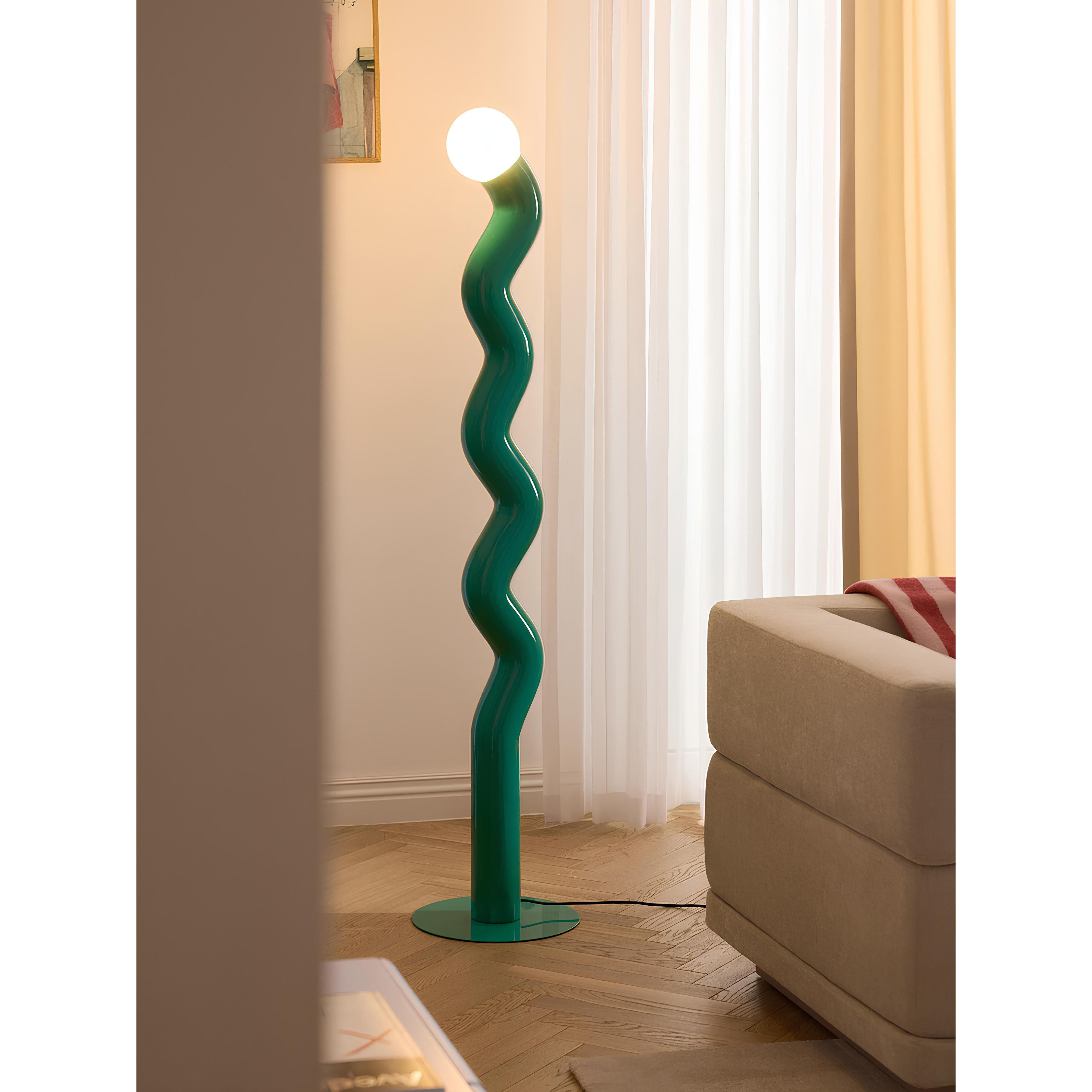 Modern Tasarım Renkli Pipet Lambader