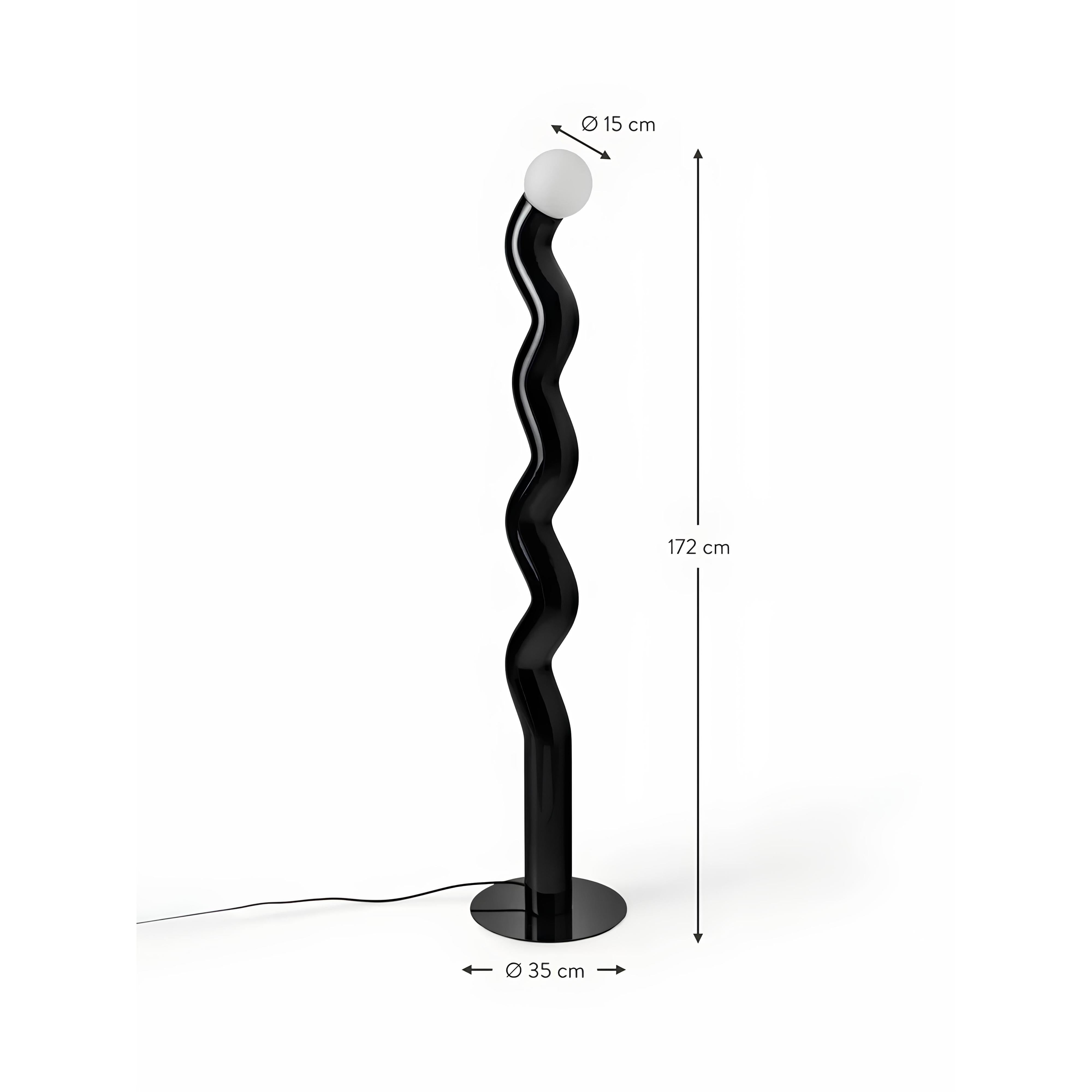 Modern Tasarım Renkli Pipet Lambader