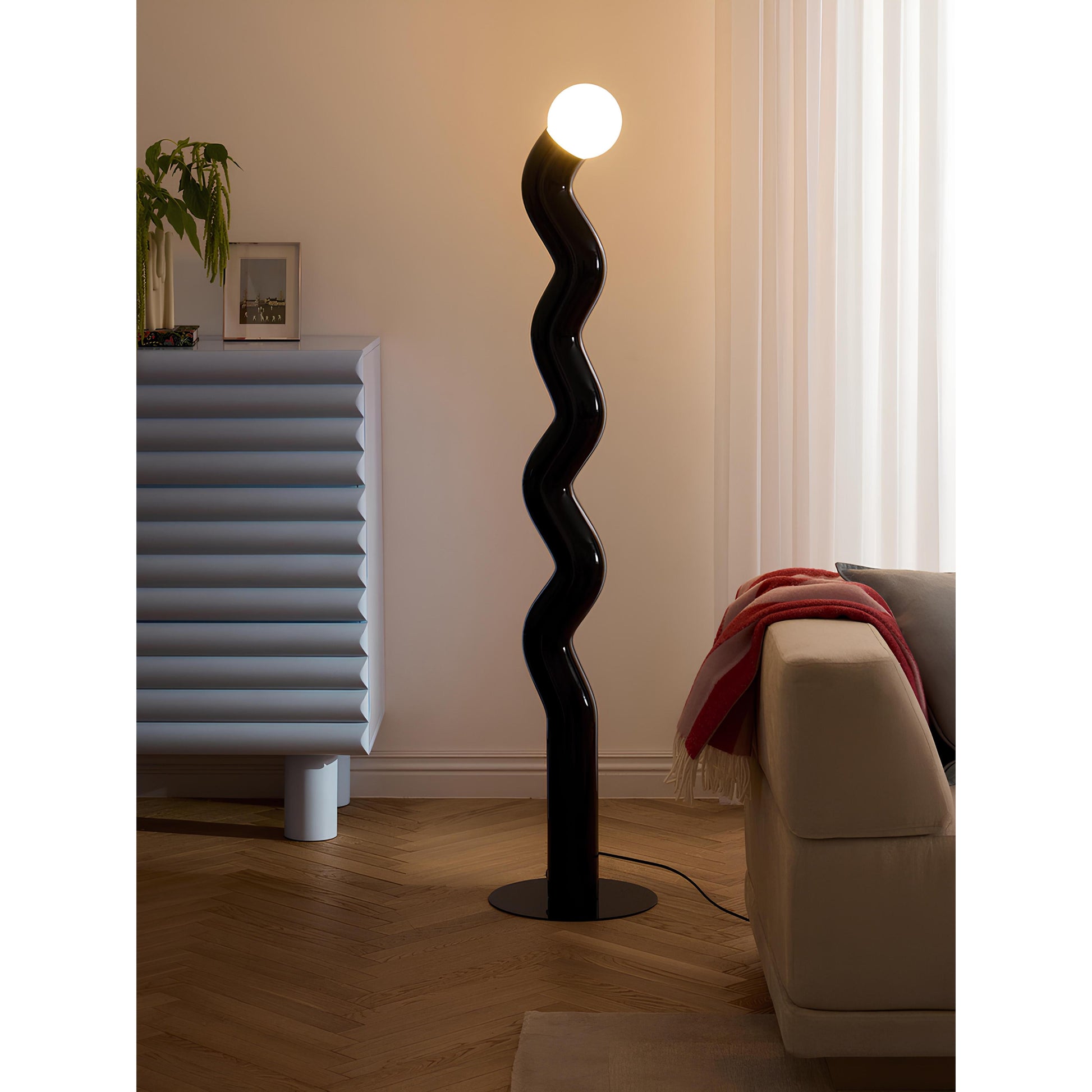 Modern Tasarım Renkli Pipet Lambader