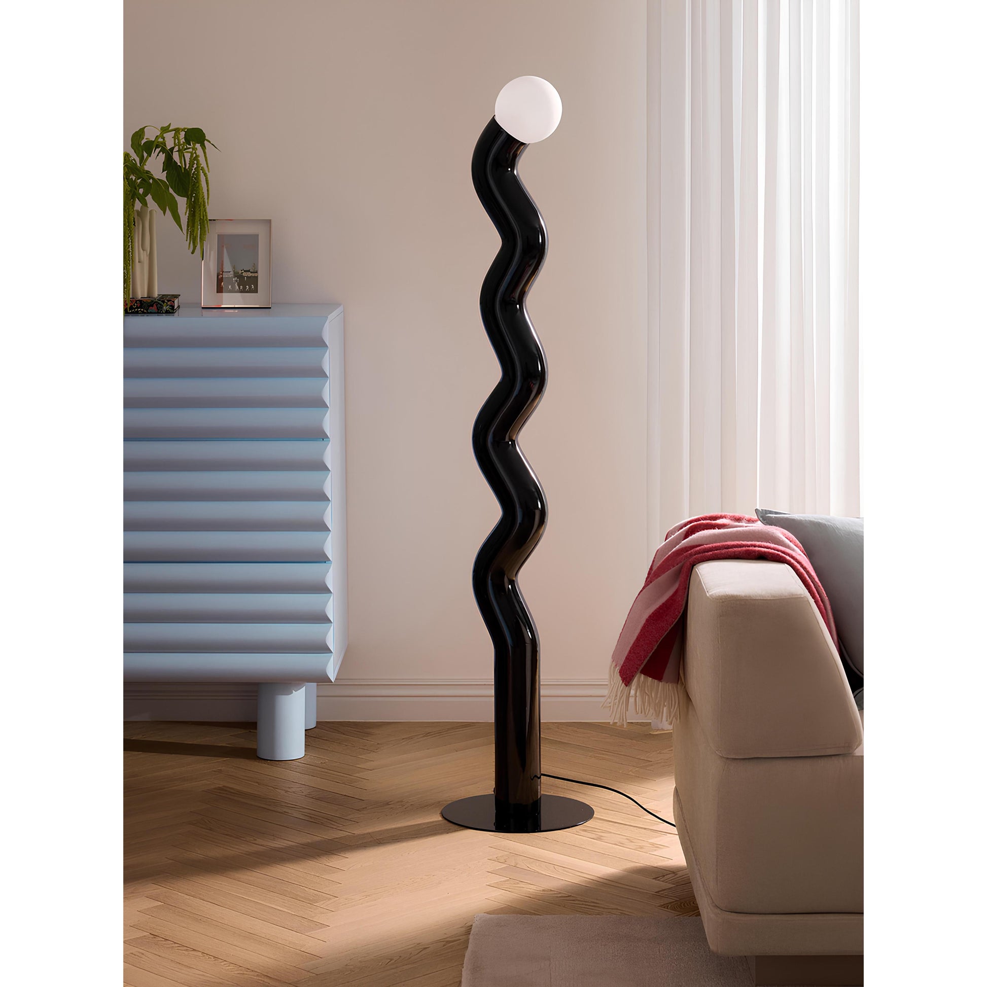 Modern Tasarım Renkli Pipet Lambader