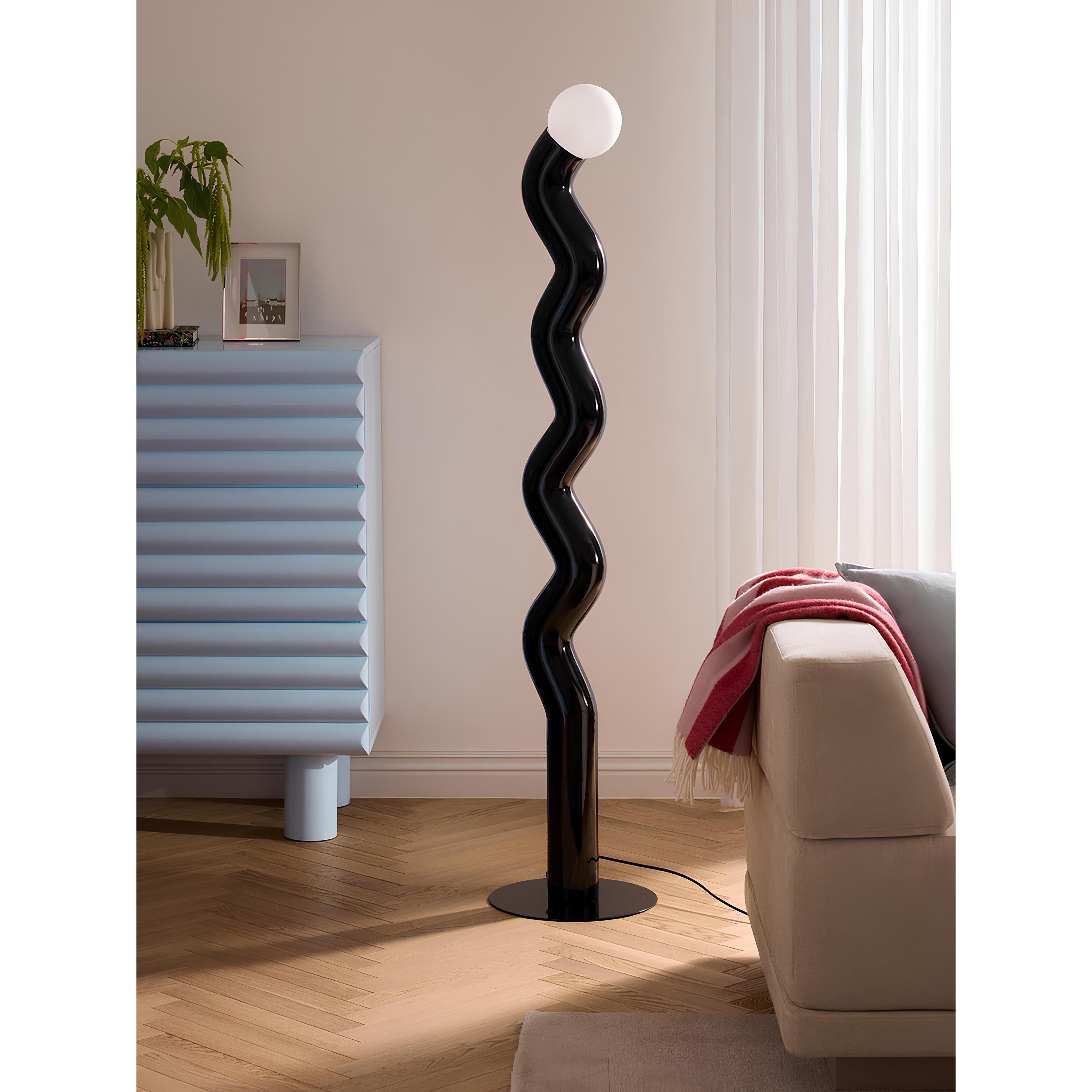 Modern Tasarım Renkli Pipet Lambader