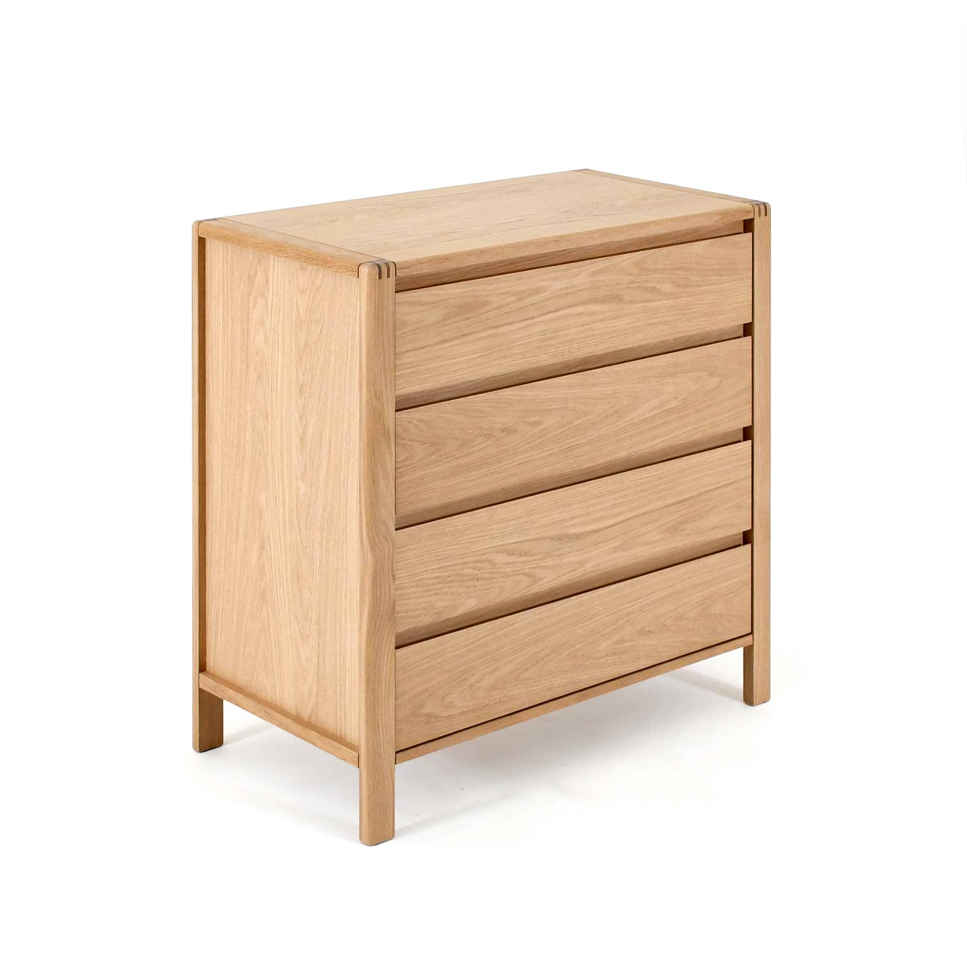 Modesto 4 Çekmeceli Şifonyer | Natürel Meşe