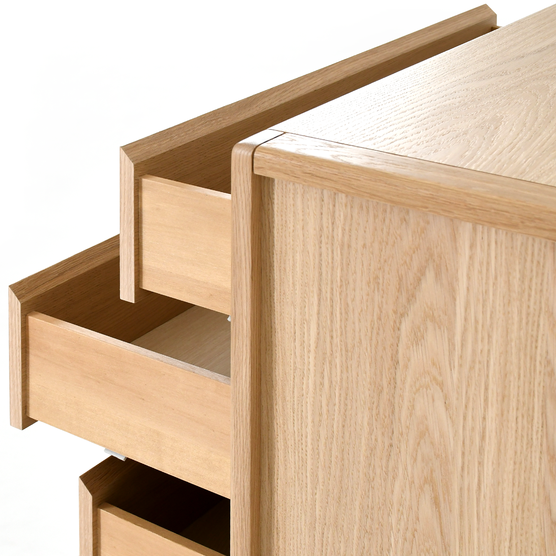 Modesto 4 Çekmeceli Şifonyer | Natürel Meşe