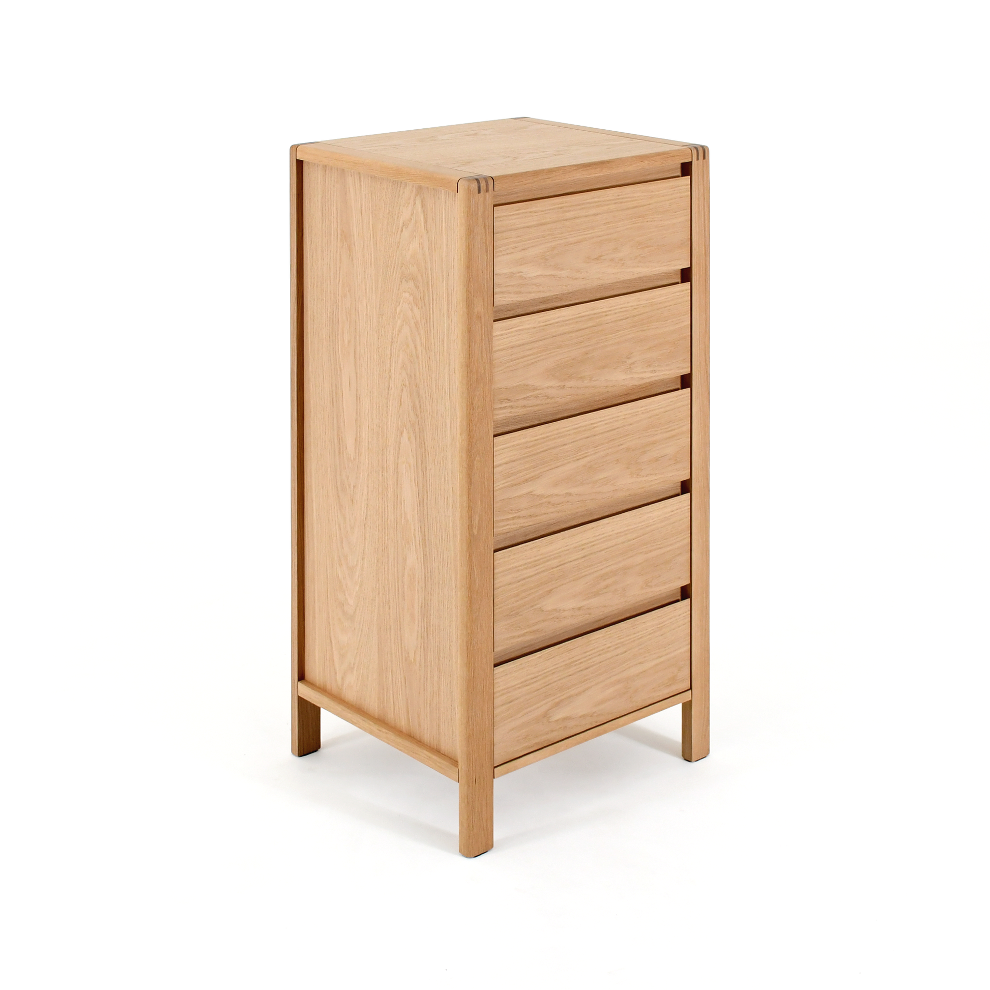 Modesto 5 Çekmeceli Şifonyer | Natürel Meşe