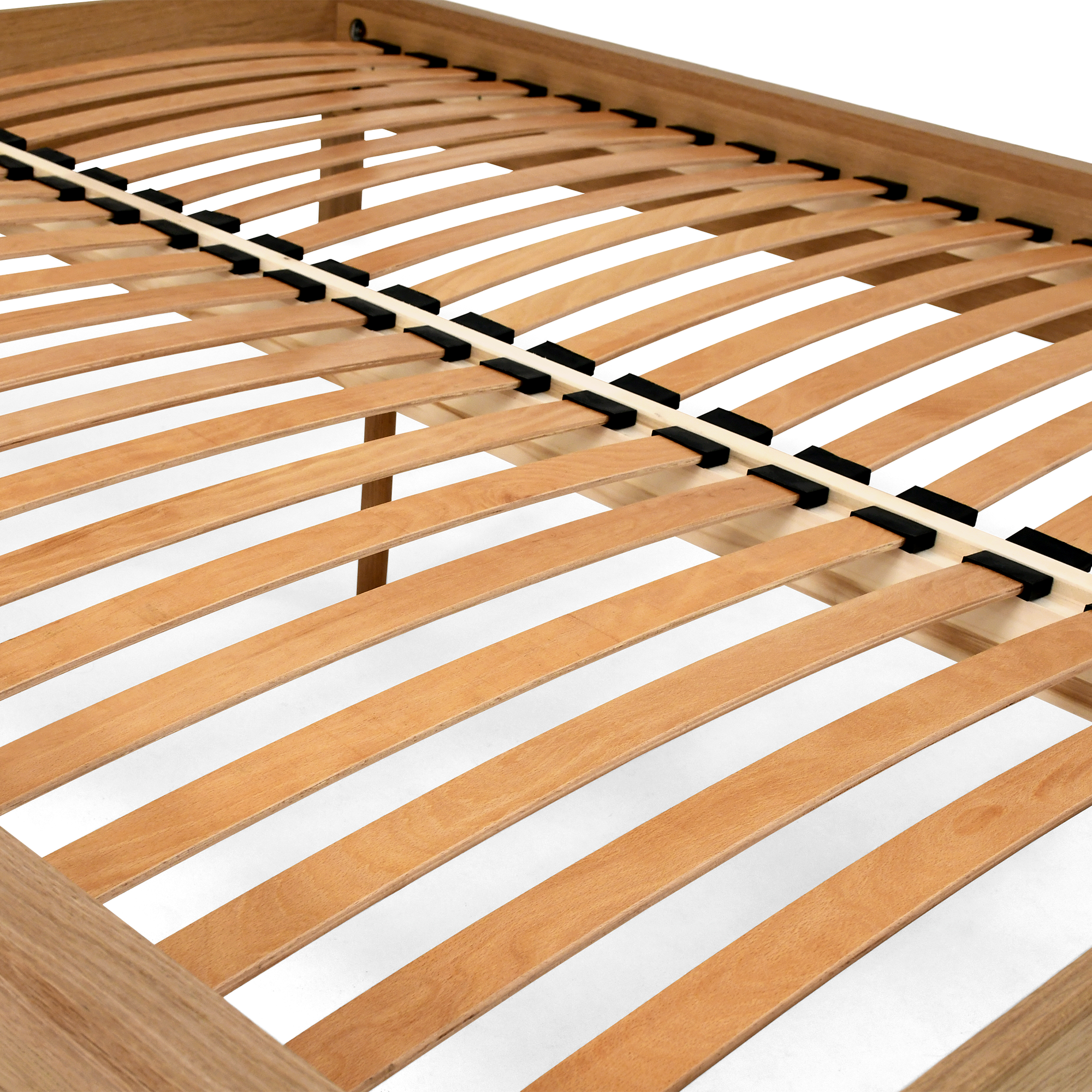 Modesto Parmaklıklı Karyola | Natürel Meşe | 120x200 Cm