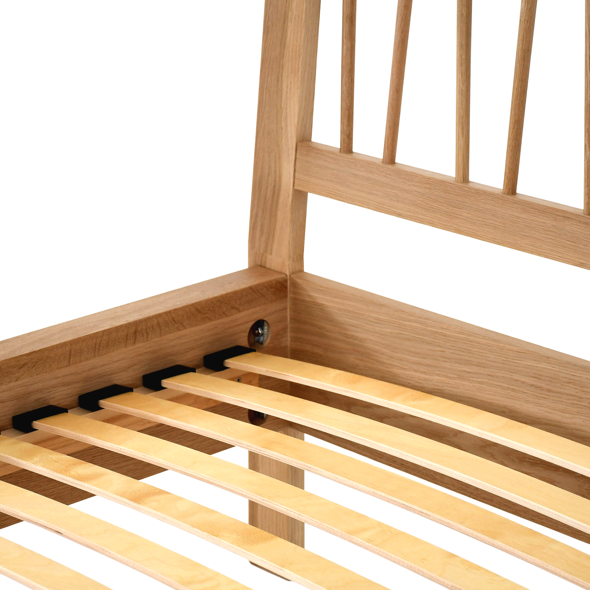 Modesto Parmaklıklı Karyola | Natürel Meşe | 120x200 Cm