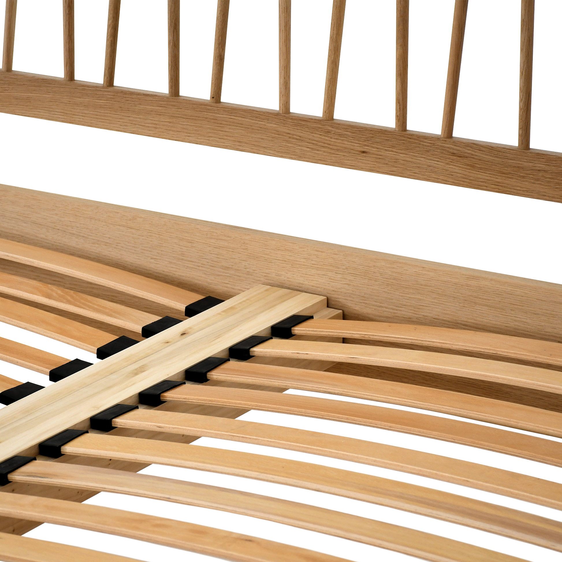 Modesto Parmaklıklı Karyola | Natürel Meşe | 120x200 Cm