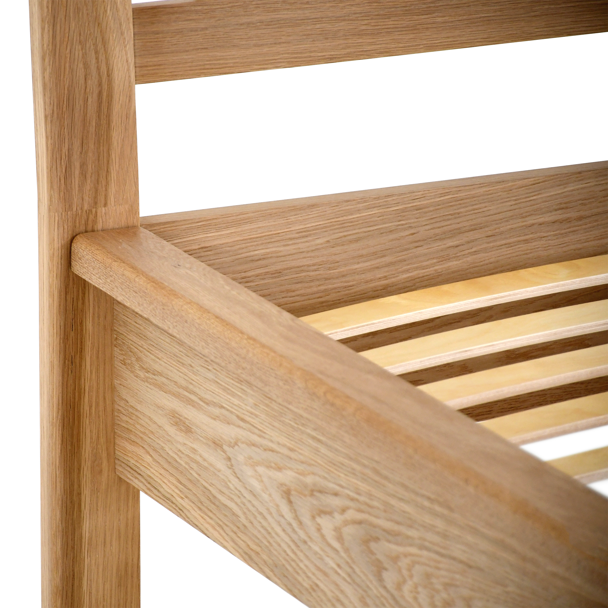 Modesto Parmaklıklı Karyola | Natürel Meşe | 120x200 Cm