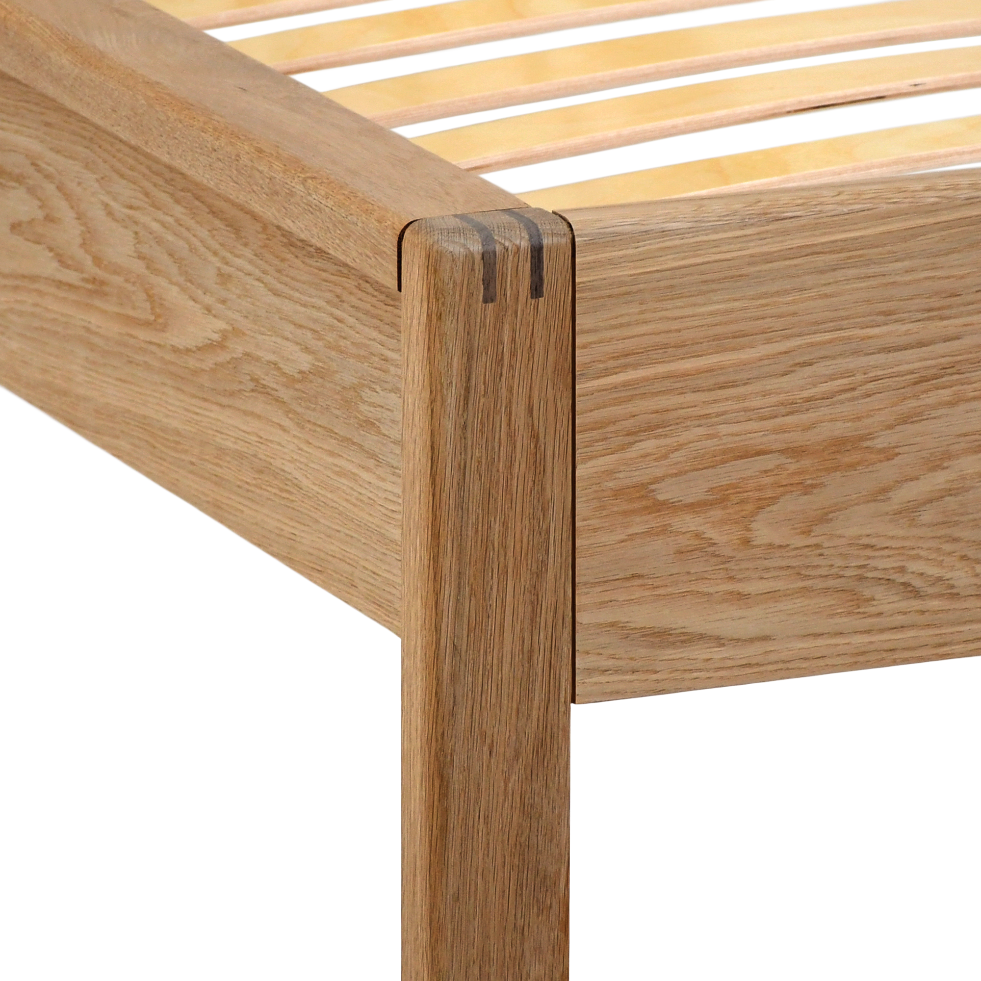 Modesto Parmaklıklı Karyola | Natürel Meşe | 120x200 Cm