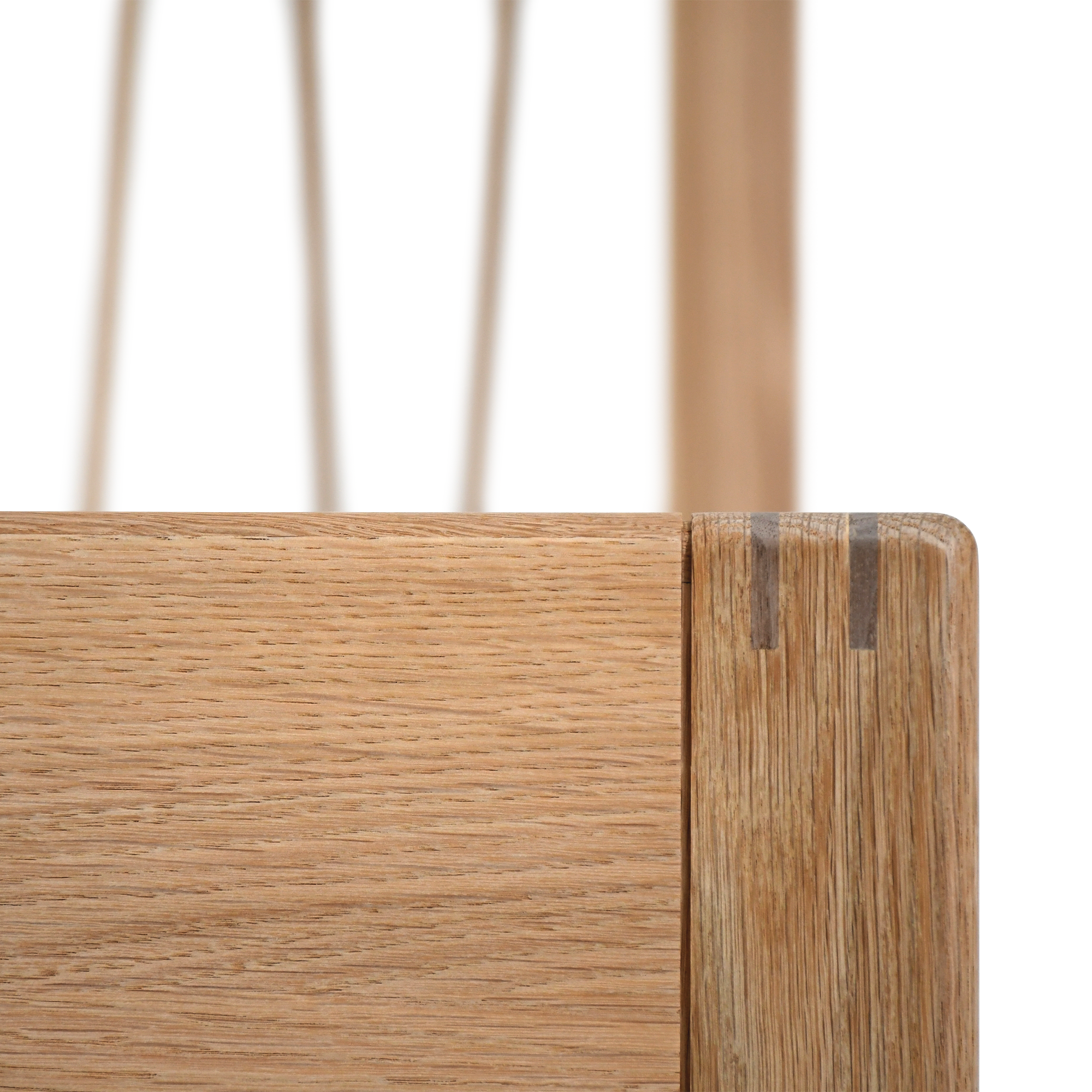 Modesto Parmaklıklı Karyola | Natürel Meşe | 120x200 Cm