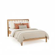 Modesto Parmaklıklı Karyola | Natürel Meşe | 120x200 Cm