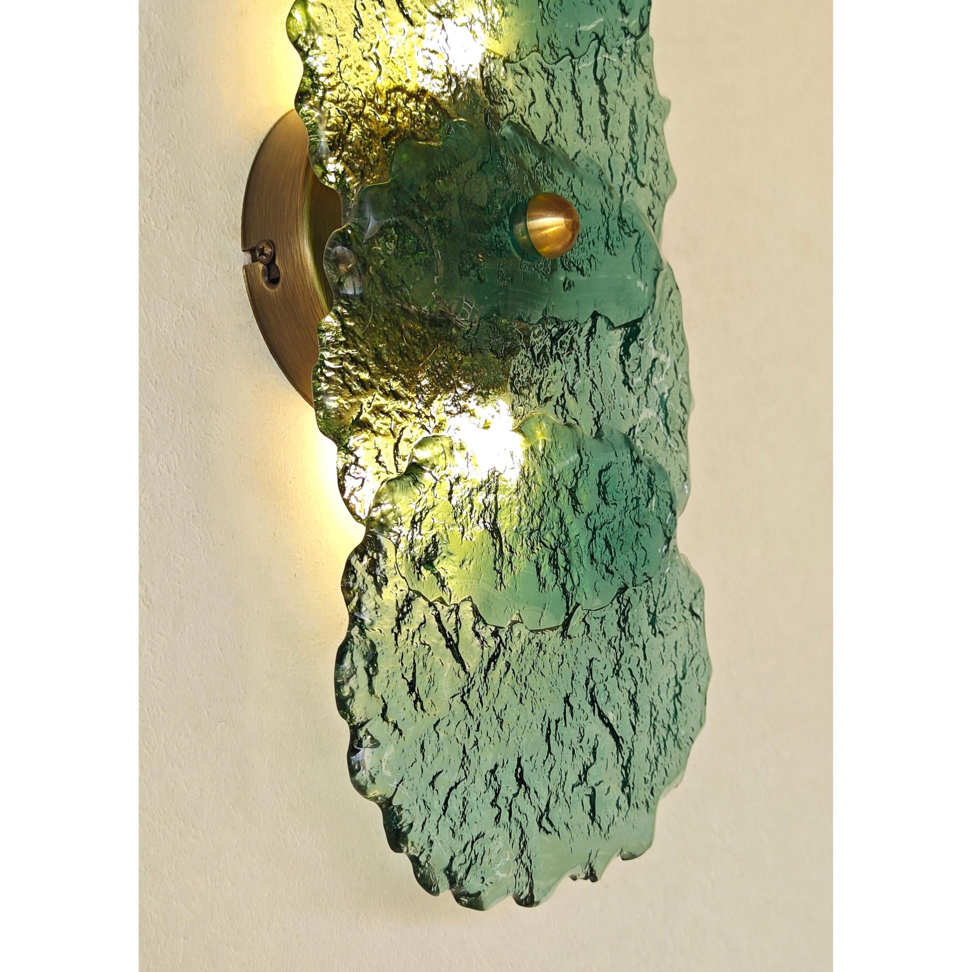 Momento El Yapımı Cam Aplik - Yeşil-Aplik-Fractaline-NowShopFun