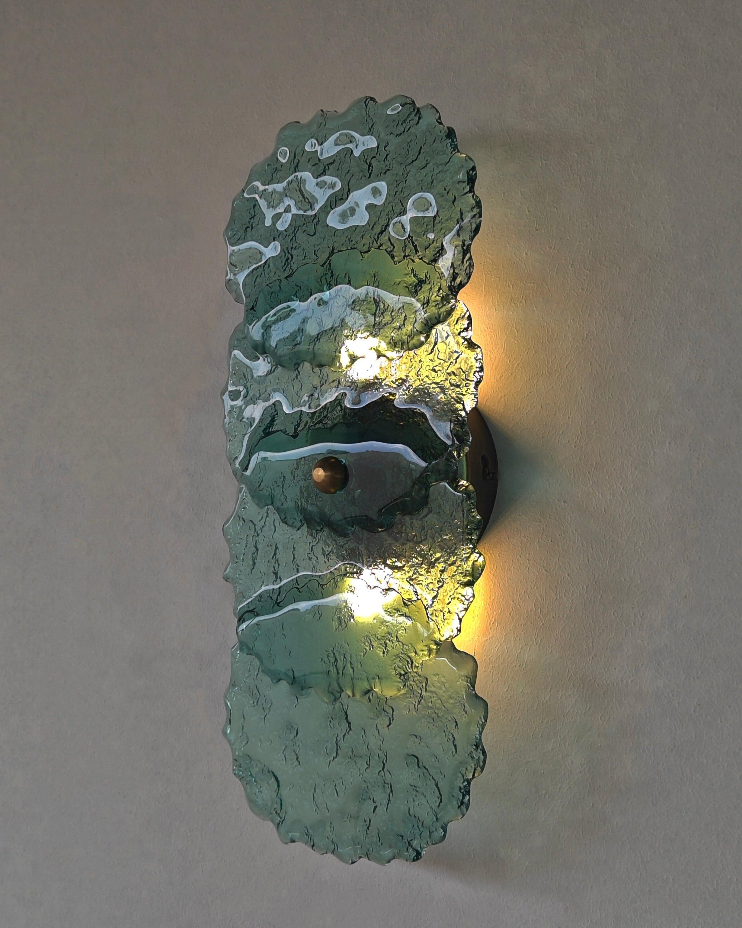 Momento El Yapımı Cam Aplik - Yeşil-Aplik-Fractaline-NowShopFun