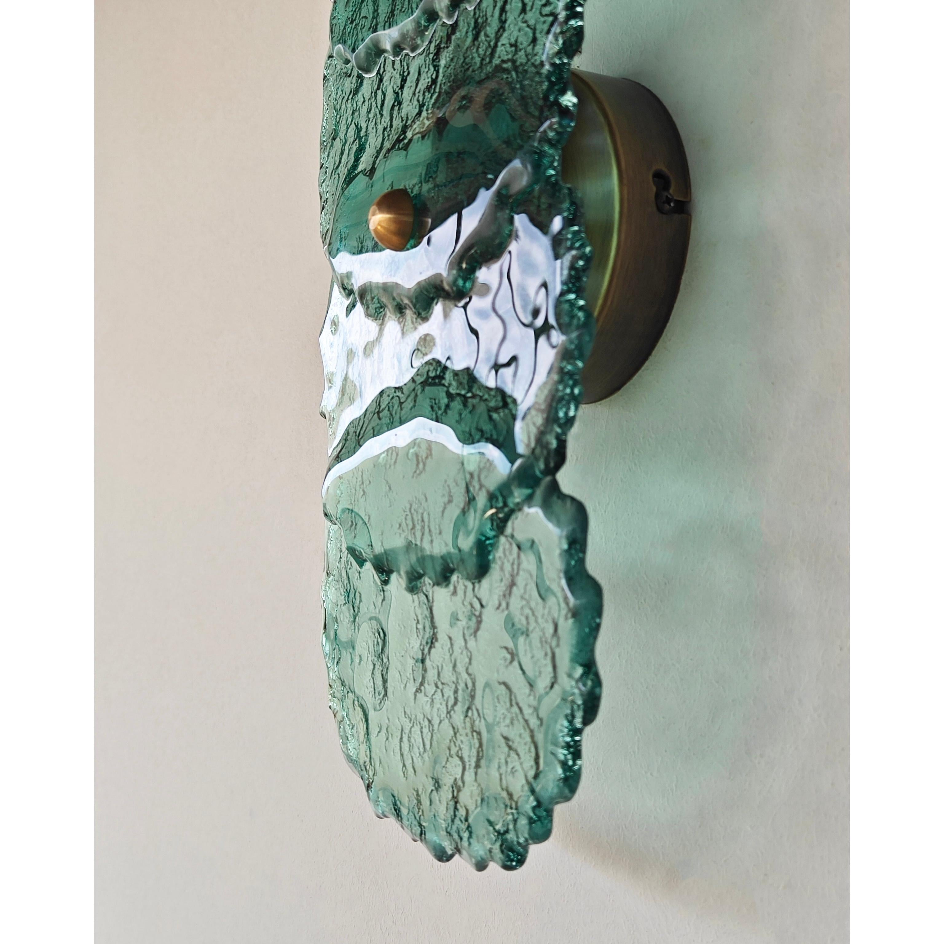 Momento El Yapımı Cam Aplik - Yeşil-Aplik-Fractaline-NowShopFun