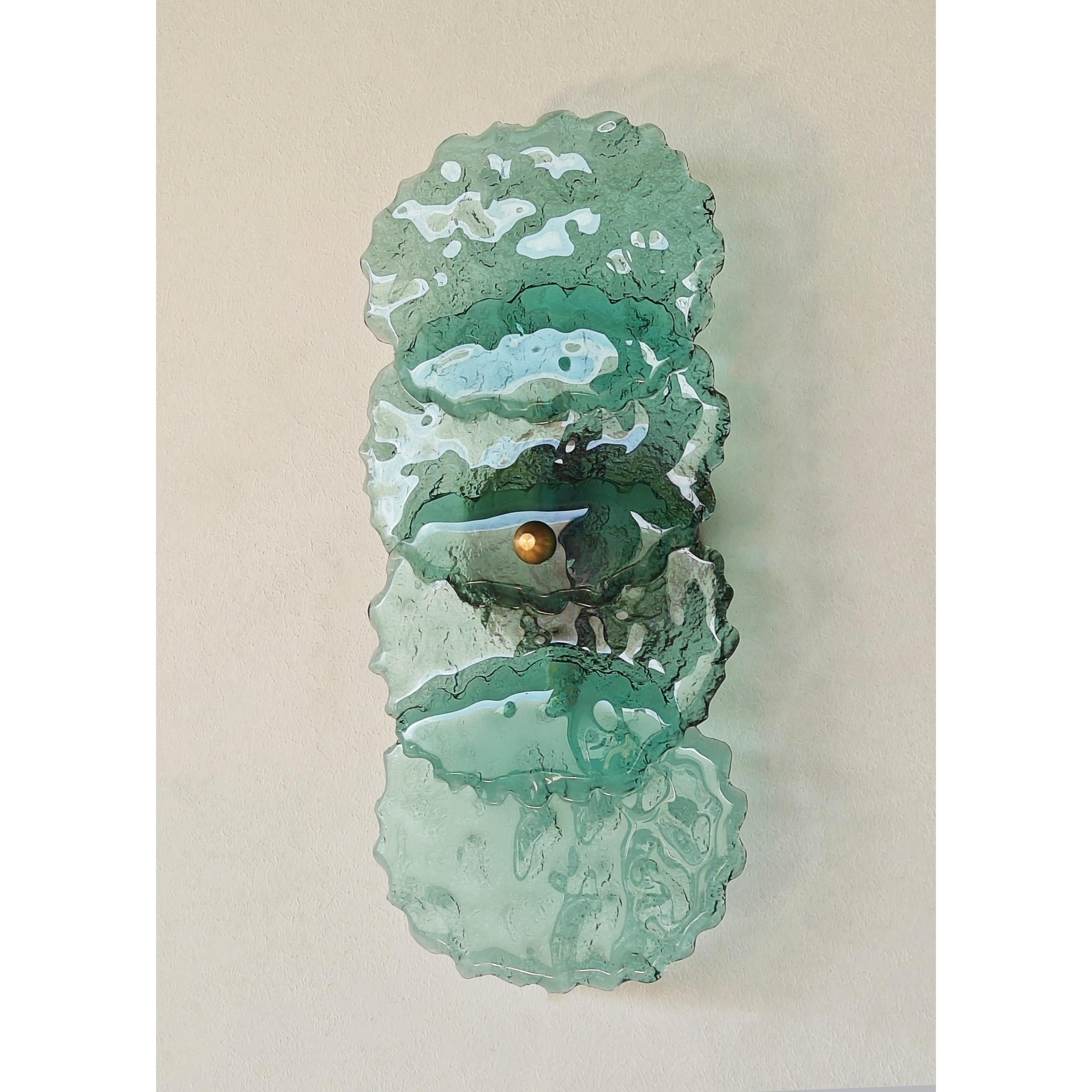 Momento El Yapımı Cam Aplik - Yeşil-Aplik-Fractaline-NowShopFun