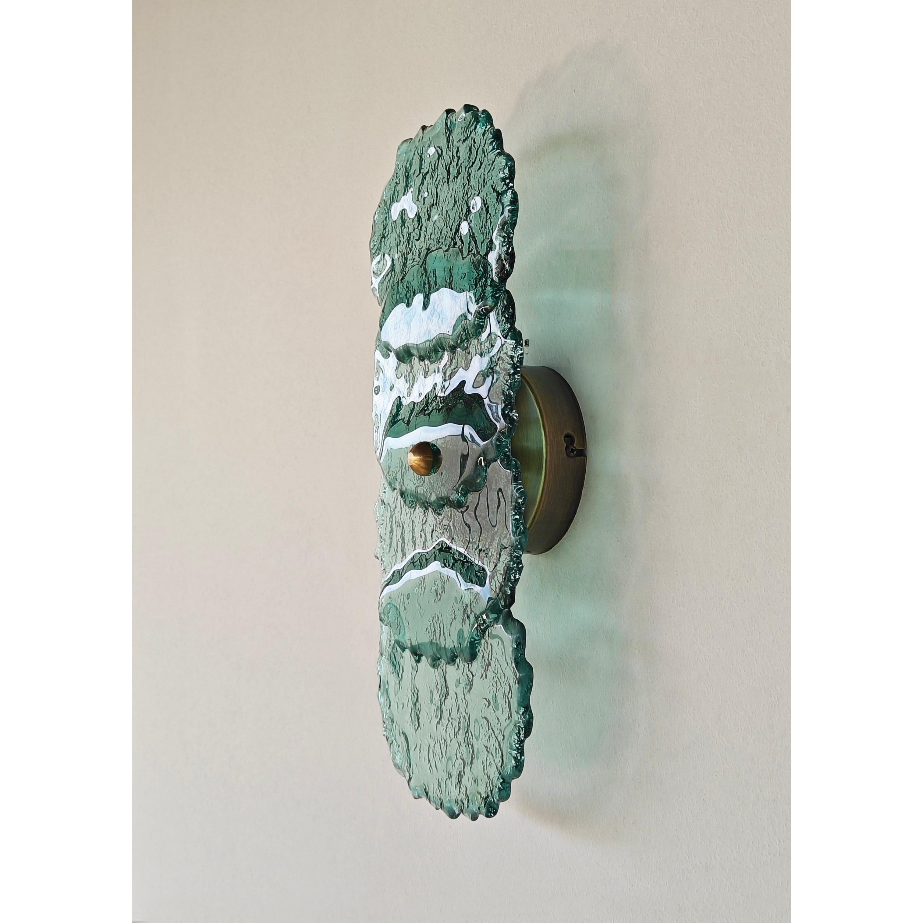 Momento El Yapımı Cam Aplik - Yeşil-Aplik-Fractaline-NowShopFun