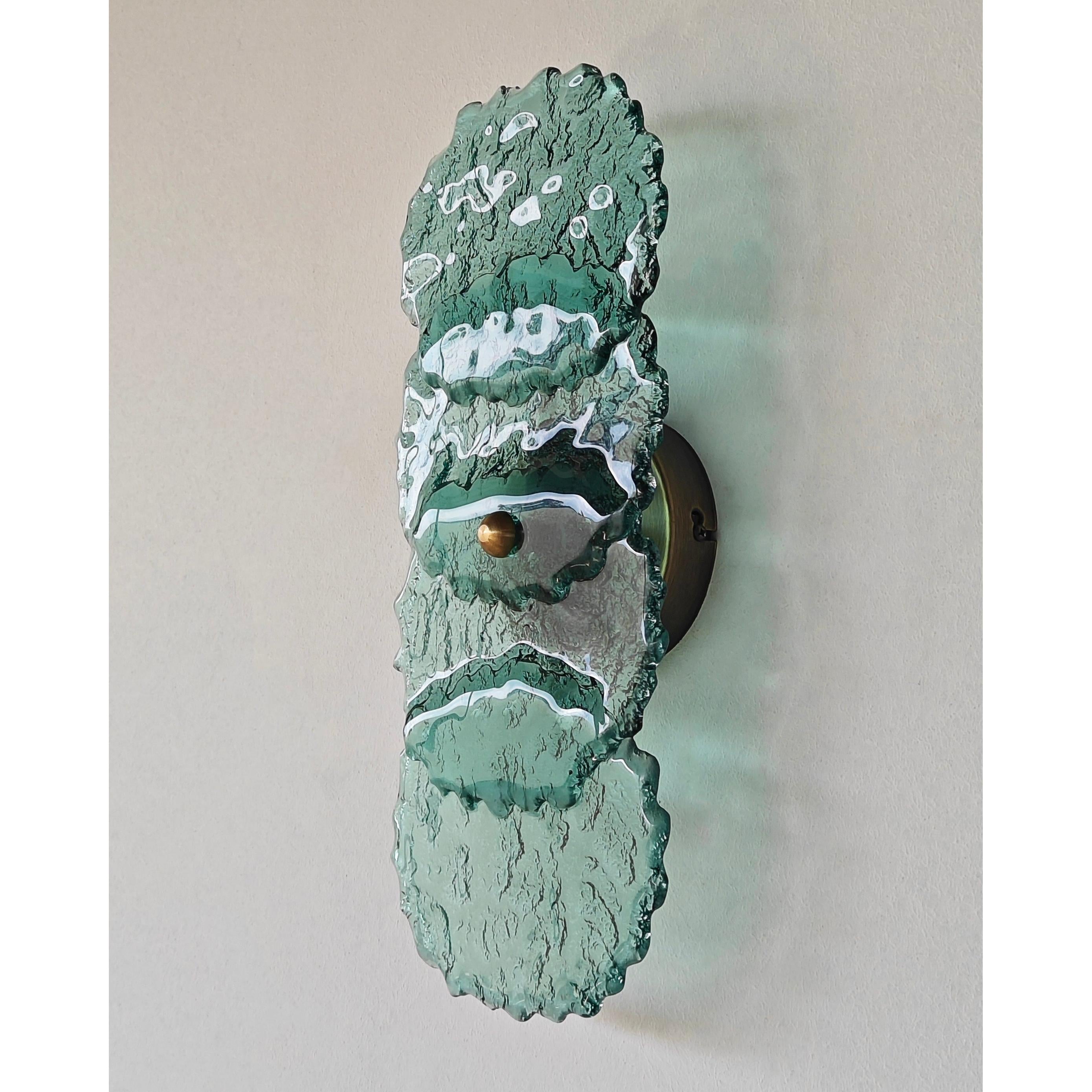 Momento El Yapımı Cam Aplik - Yeşil-Aplik-Fractaline-NowShopFun