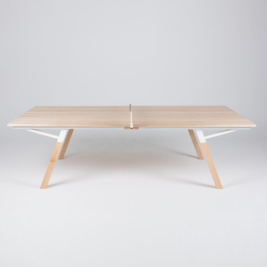 Mono - Doğal Ahşap Kaplama & Metal Modern Masa Tenisi