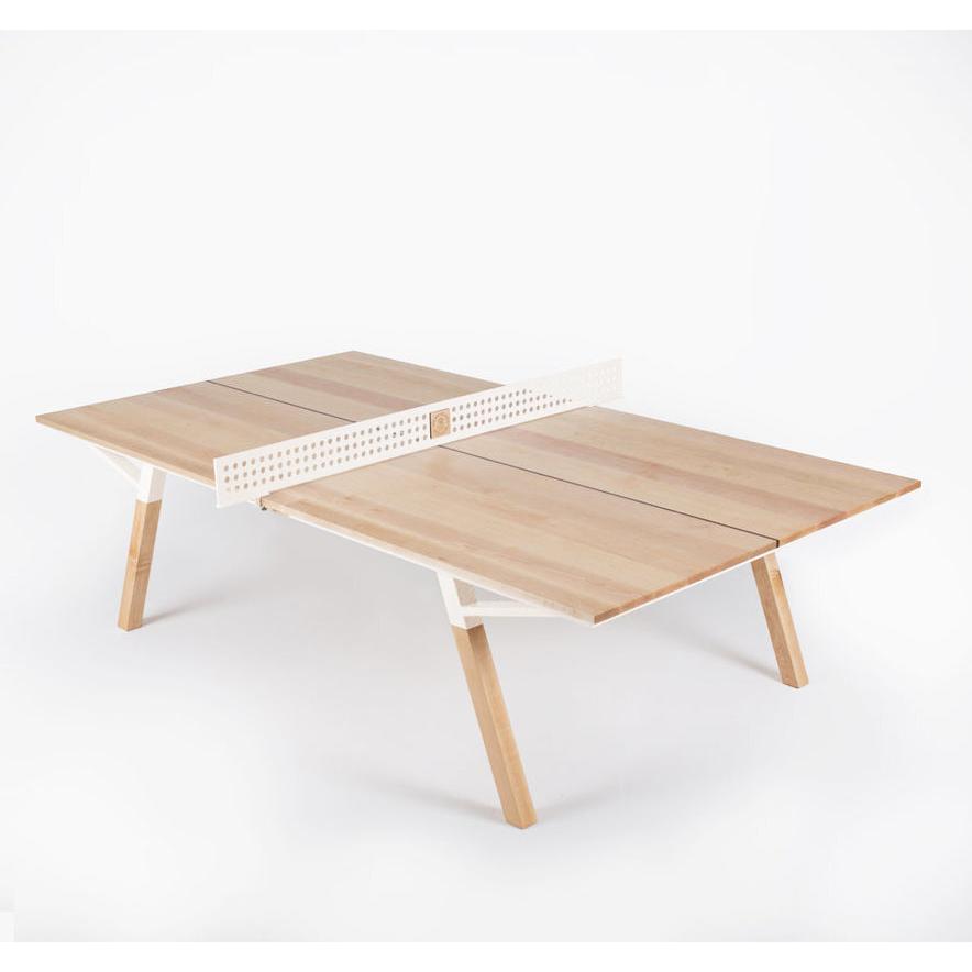 Mono - Doğal Ahşap Kaplama & Metal Modern Masa Tenisi