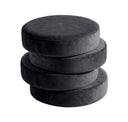 Monolith Füme Yuvarlak Kadife Puf-Puf-Cipretti-NowShopFun