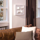 Monowall White Duvar Aksesuarı – Çerçeveli Küp Kompozisyonu /  Sculptural Wall Decor