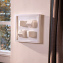 Monowall White Duvar Aksesuarı – Çerçeveli Küp Kompozisyonu /  Sculptural Wall Decor