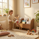 Montessori 2'li Large Geyik Kitaplık Seti