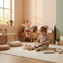 Montessori 2'li Large Geyik Kitaplık Seti