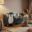 Montessori 2'li Large Penguen Kitaplık Seti