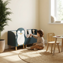 Montessori 2'li Large Penguen Kitaplık Seti