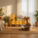 Montessori 2'li Large Zürafa Kitaplık Seti-Kitaplık-Vuvito-NowShopFun