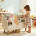 Montessori 2'li Unicorn Kitaplık Seti