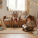 Montessori 3'lü Geyik Kitaplık Seti